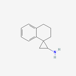 3',4'-dihydro-2'H-spiro[cyclopropane-1,1'-naphthalene]-3-amine