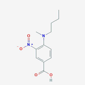 4-[Butyl(methyl)amino]-3-nitrobenzoic acid