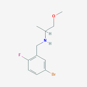 [(5-Bromo-2-fluorophenyl)methyl](1-methoxypropan-2-YL)amine