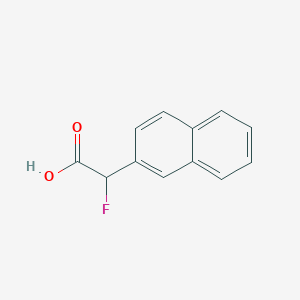 2-Fluoro-2-(naphthalen-2-yl)acetic acid