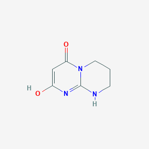 8-hydroxy-1H,2H,3H,4H,6H-pyrimido[1,2-a][1,3]diazin-6-one