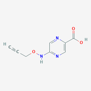 5-[(Prop-2-yn-1-yloxy)amino]pyrazine-2-carboxylic acid