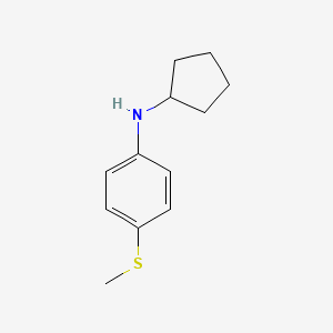 N-cyclopentyl-4-(methylsulfanyl)aniline