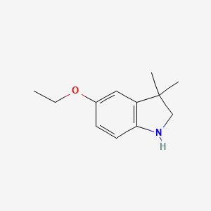 1h-Indole, 5-ethoxy-2,3-dihydro-3,3-dimethyl