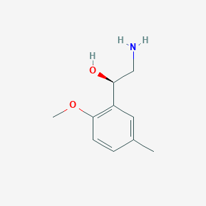 (1R)-2-amino-1-(2-methoxy-5-methylphenyl)ethan-1-ol