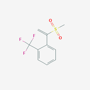 1-(1-Methanesulfonylethenyl)-2-(trifluoromethyl)benzene