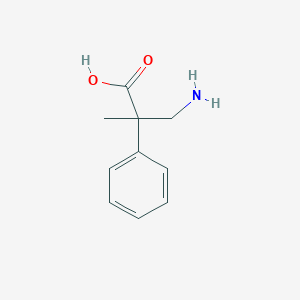 3-Amino-2-methyl-2-phenylpropanoic acid