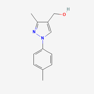 [3-Methyl-1-(4-methylphenyl)-1H-pyrazol-4-yl]methanol