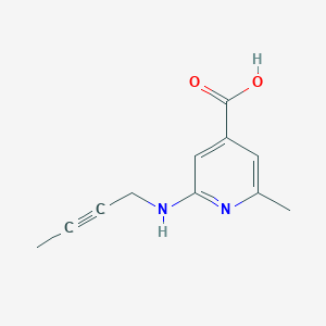 2-[(But-2-yn-1-yl)amino]-6-methylpyridine-4-carboxylic acid