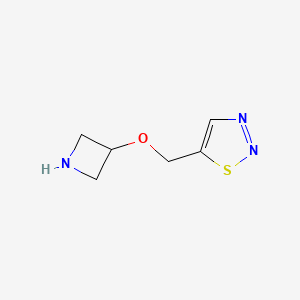 5-[(Azetidin-3-yloxy)methyl]-1,2,3-thiadiazole