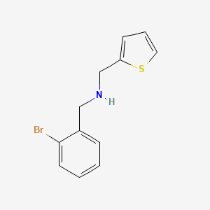 [(2-Bromophenyl)methyl](thiophen-2-ylmethyl)amine