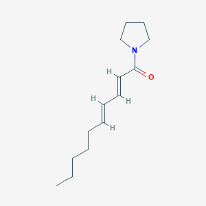 B132902 (2E,4E)-1-(Pyrrolidin-1-yl)deca-2,4-dien-1-one CAS No. 78910-33-5