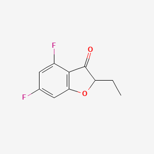 2-Ethyl-4,6-difluoro-2,3-dihydro-1-benzofuran-3-one