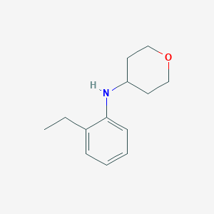 N-(2-ethylphenyl)oxan-4-amine