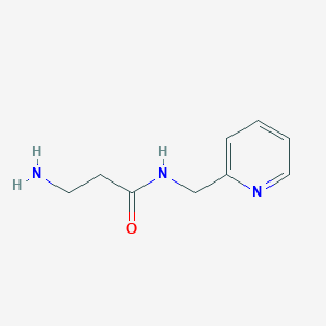 3-Amino-N-(pyridin-2-ylmethyl)propanamide