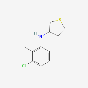 N-(3-chloro-2-methylphenyl)thiolan-3-amine