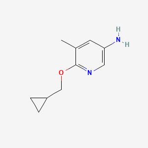 6-(Cyclopropylmethoxy)-5-methylpyridin-3-amine