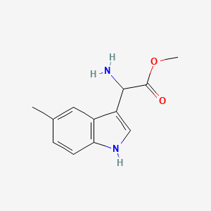 Methyl 2-amino-2-(5-methyl-1H-indol-3-yl)acetate