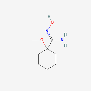 N'-Hydroxy-1-methoxycyclohexane-1-carboximidamide