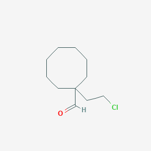 1-(2-Chloroethyl)cyclooctane-1-carbaldehyde