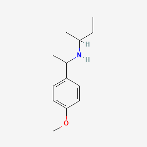 molecular formula C13H21NO B13290418 (Butan-2-yl)[1-(4-methoxyphenyl)ethyl]amine 