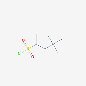 4,4-Dimethylpentane-2-sulfonyl chloride