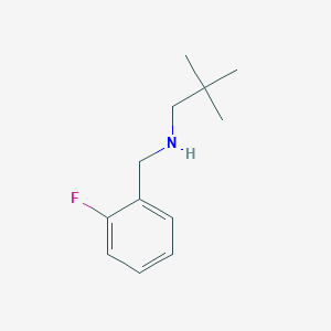 (2,2-Dimethylpropyl)[(2-fluorophenyl)methyl]amine