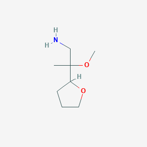 2-Methoxy-2-(oxolan-2-yl)propan-1-amine