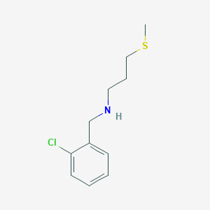 [(2-Chlorophenyl)methyl][3-(methylsulfanyl)propyl]amine