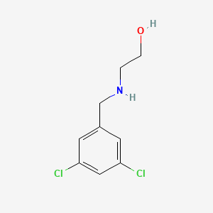 2-{[(3,5-Dichlorophenyl)methyl]amino}ethan-1-ol