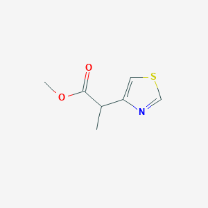 Methyl 2-(1,3-thiazol-4-yl)propanoate