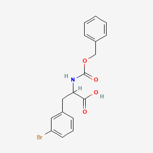 2-{[(Benzyloxy)carbonyl]amino}-3-(3-bromophenyl)propanoic acid