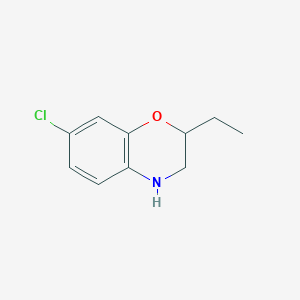 7-chloro-2-ethyl-3,4-dihydro-2H-1,4-benzoxazine