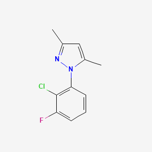 1-(2-Chloro-3-fluorophenyl)-3,5-dimethyl-1H-pyrazole