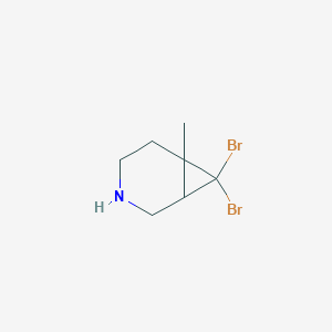 7,7-Dibromo-6-methyl-3-azabicyclo[4.1.0]heptane