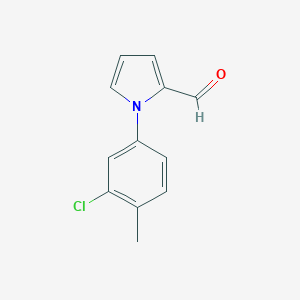 B132907 1-(3-chloro-4-methylphenyl)-1H-pyrrole-2-carbaldehyde CAS No. 142044-91-5