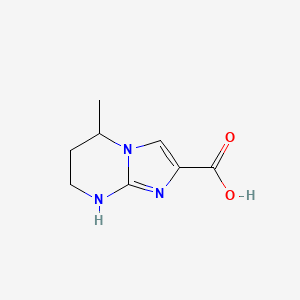 5-methyl-5H,6H,7H,8H-imidazo[1,2-a]pyrimidine-2-carboxylic acid