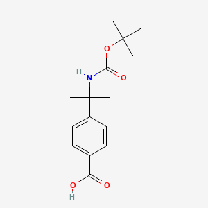 4-(2-(Tert-butoxycarbonylamino)propan-2-YL)benzoicacid