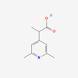 2-(2,6-Dimethylpyridin-4-yl)propanoic acid