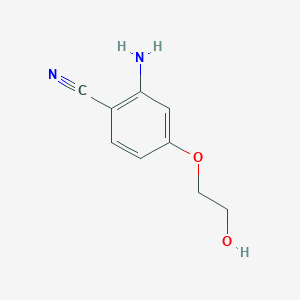 2-Amino-4-(2-hydroxyethoxy)benzonitrile