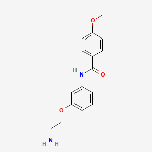 N-[3-(2-aminoethoxy)phenyl]-4-methoxybenzamide