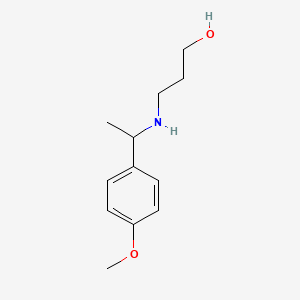 3-{[1-(4-Methoxyphenyl)ethyl]amino}propan-1-ol