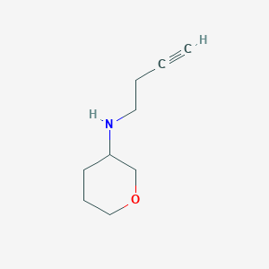 N-(But-3-YN-1-YL)oxan-3-amine