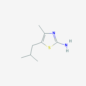 4-Methyl-5-(2-methylpropyl)-1,3-thiazol-2-amine