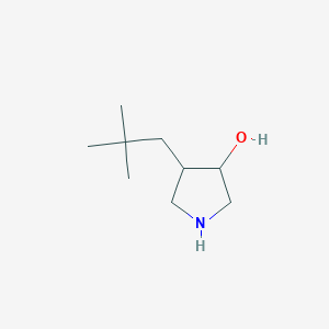 4-(2,2-Dimethylpropyl)pyrrolidin-3-ol