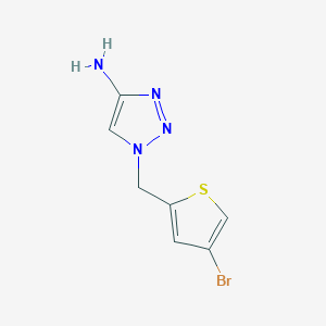 1-[(4-Bromothiophen-2-yl)methyl]-1H-1,2,3-triazol-4-amine