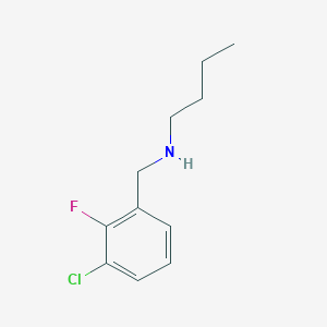 Butyl[(3-chloro-2-fluorophenyl)methyl]amine