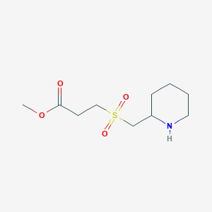 Methyl 3-[(piperidin-2-yl)methanesulfonyl]propanoate