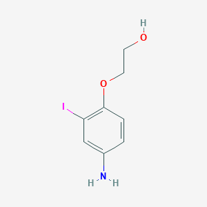 2-(4-Amino-2-iodophenoxy)ethan-1-ol