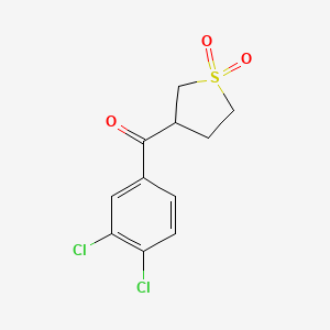 3-(3,4-Dichlorobenzoyl)-1lambda6-thiolane-1,1-dione